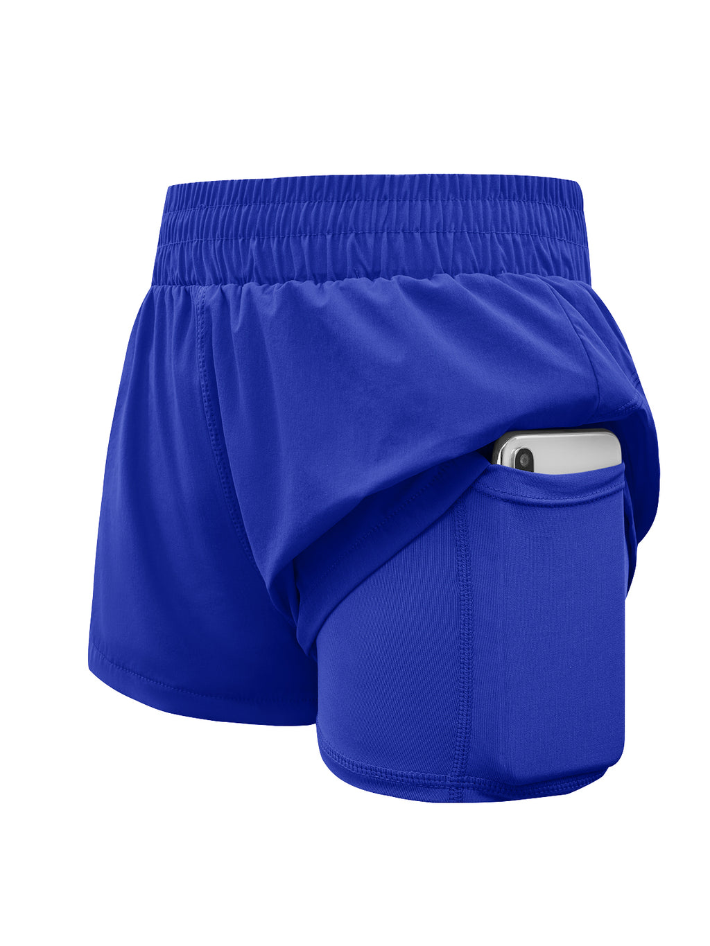 Halomorning Girls Blue Athletic Shorts
