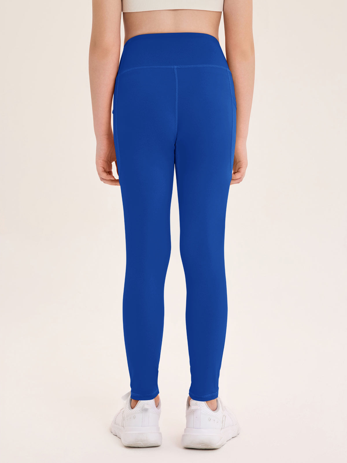 Halomorning Girls Royal Blue Athletic Leggings