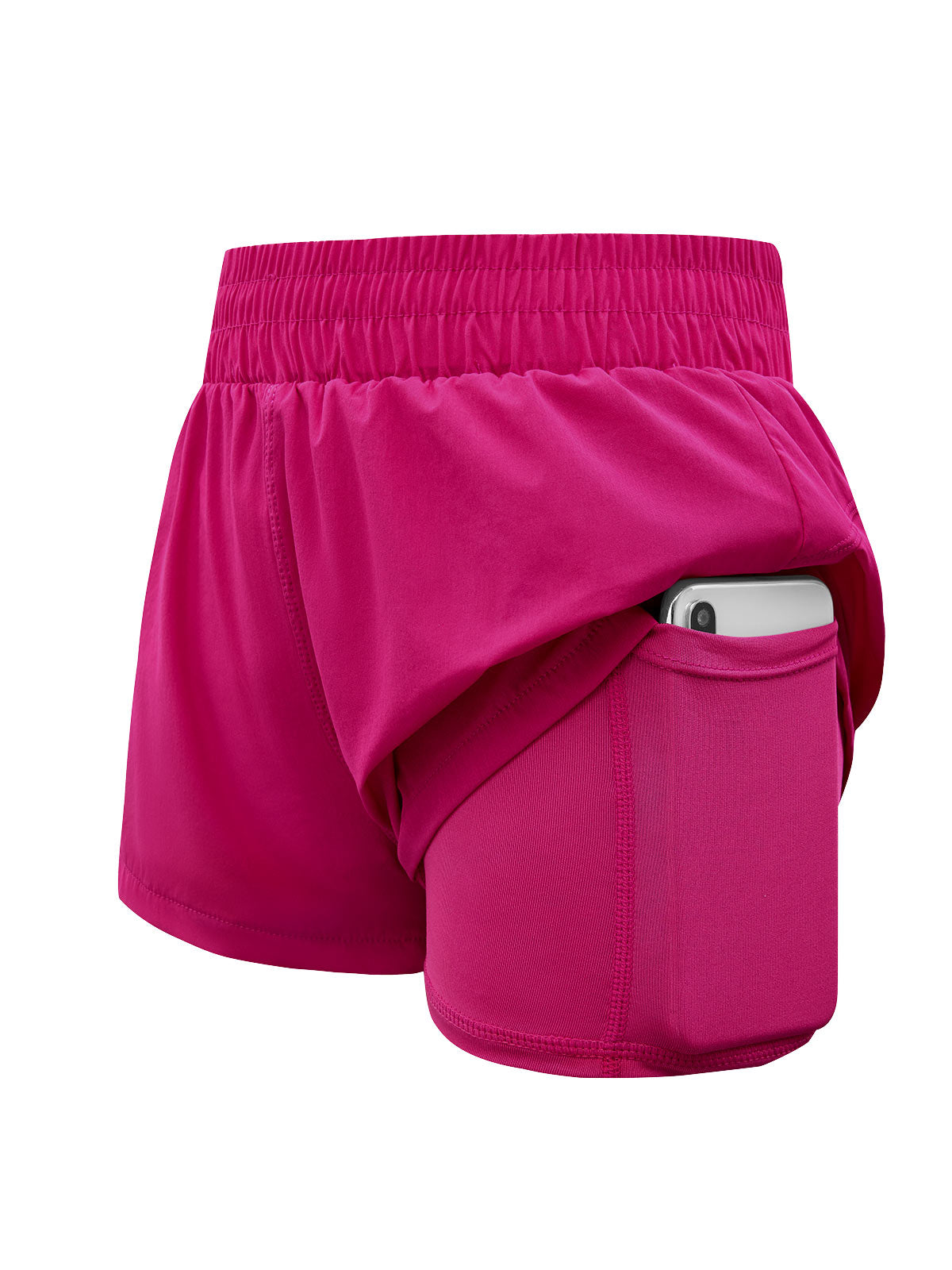 Halomorning Girls Pink Athletic Shorts