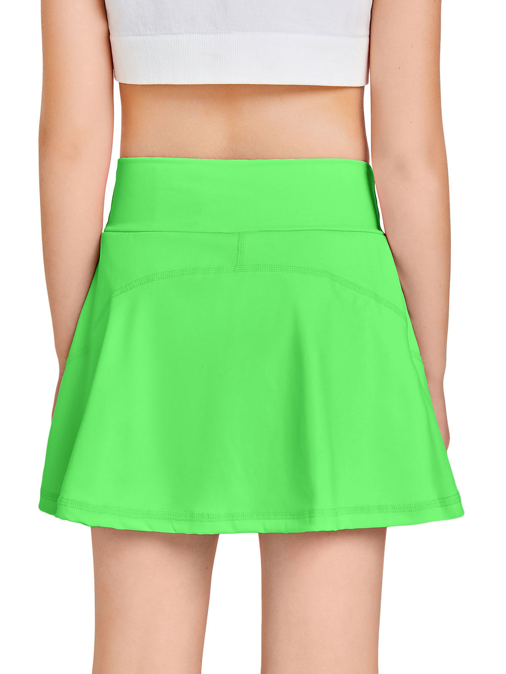 Halomorning Kids Green Workout Running Skirt