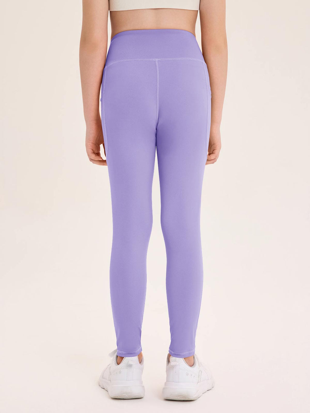 Halomorning Girls Purple Athletic Leggings